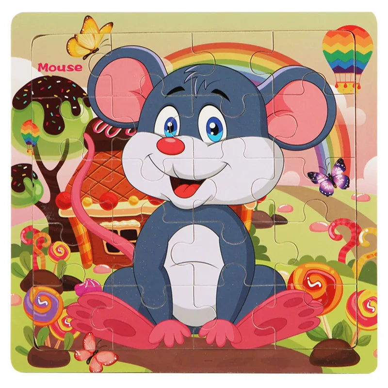 Eco Puzzle Animalitos Montessori