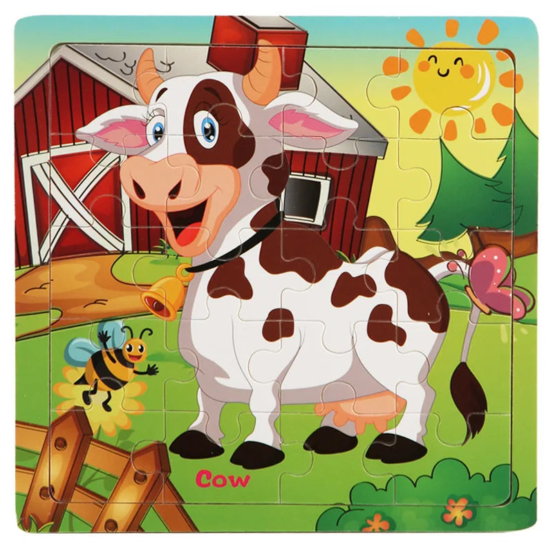 Eco Puzzle Animalitos Montessori