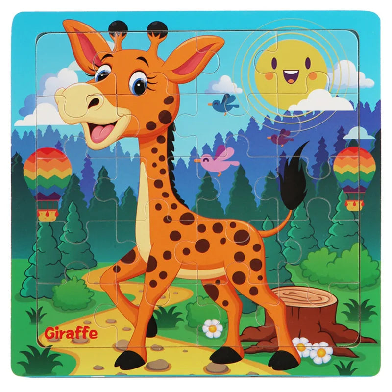 Eco Puzzle Animalitos Montessori