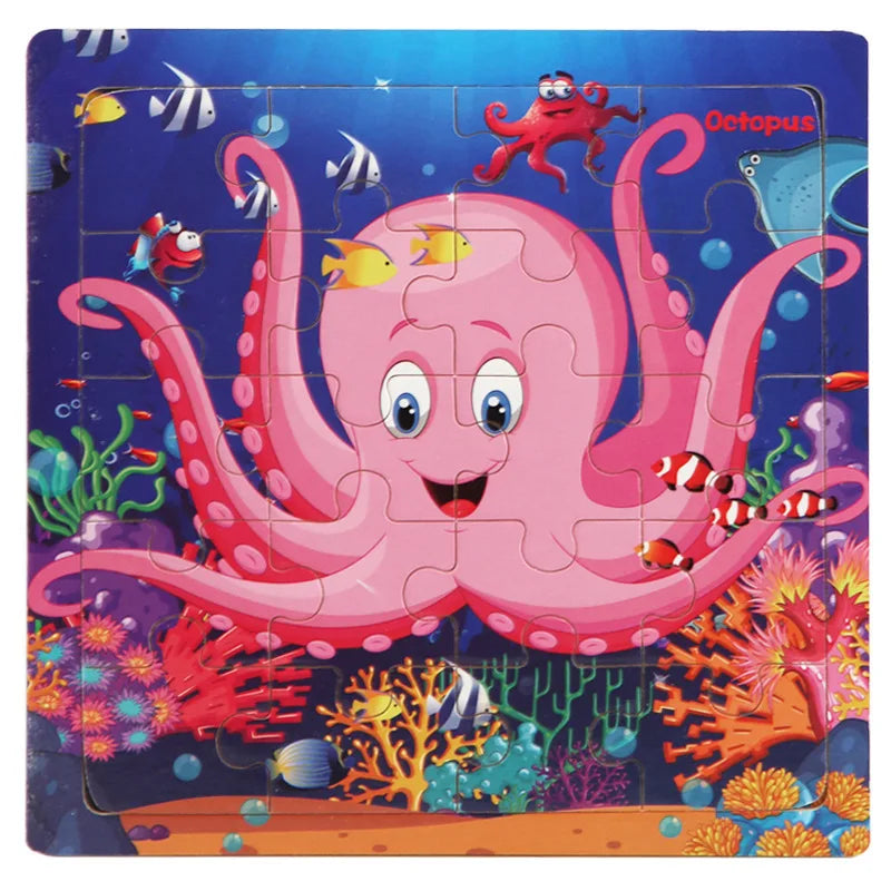 Eco Puzzle Animalitos Montessori