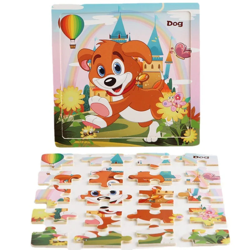 Eco Puzzle Animalitos Montessori