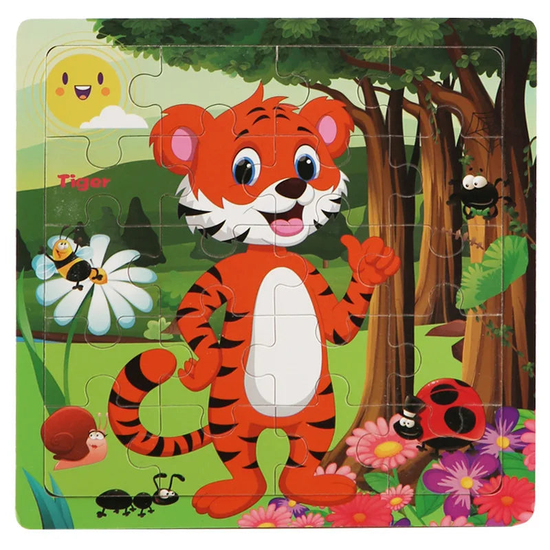 Eco Puzzle Animalitos Montessori